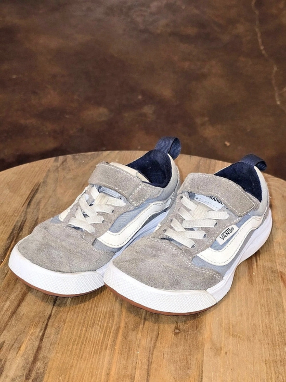 VANS Kids UltraRange 66 V Grey Blue Sneakers Kids Size 11